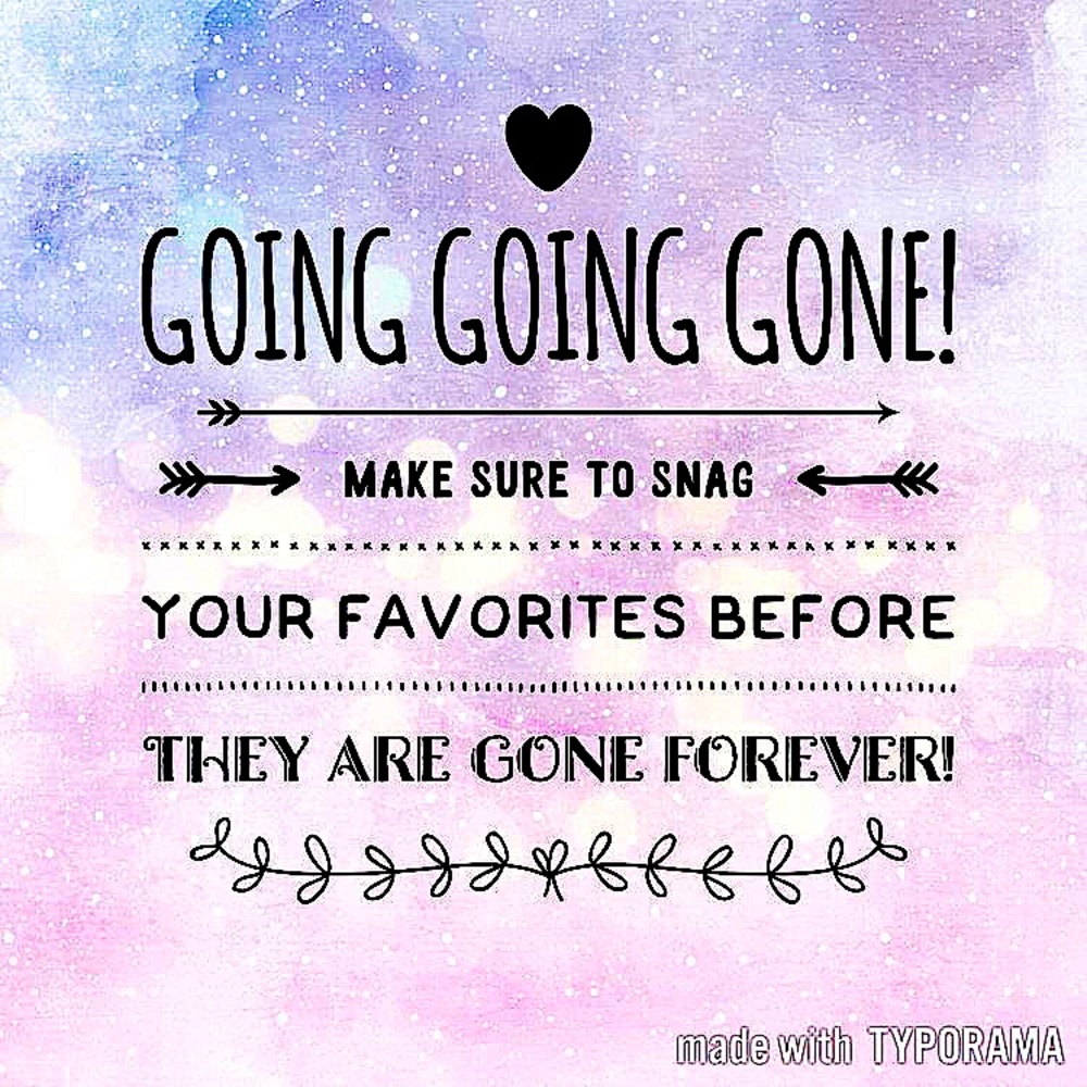 Going going gone